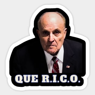 Guliani Mugshot- R.I.C.O. Sticker